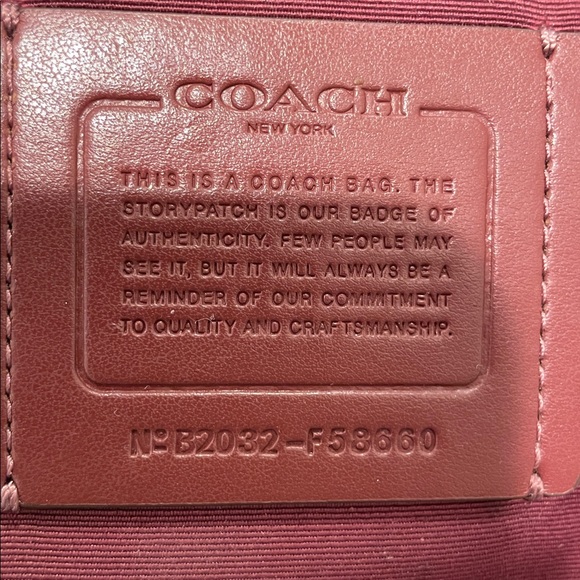 Coach Brown Leather Tote Bag - Picture 7 of 10